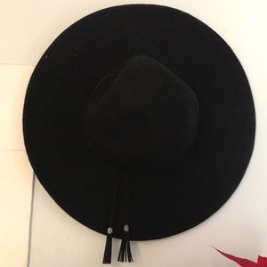 Stylish black hat